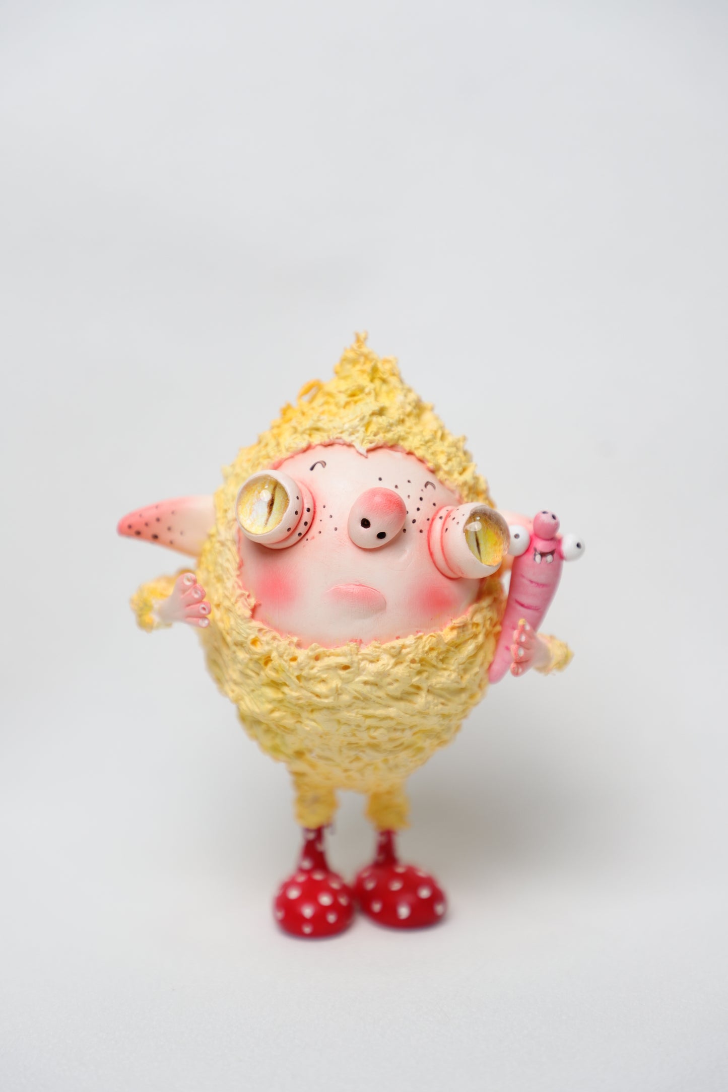 Handmade clay ornament