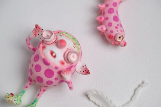 Handmade clay ornament