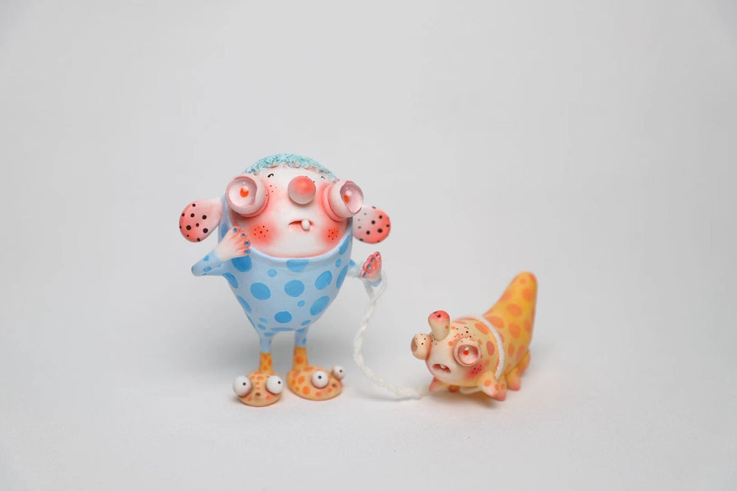 Handmade clay ornament