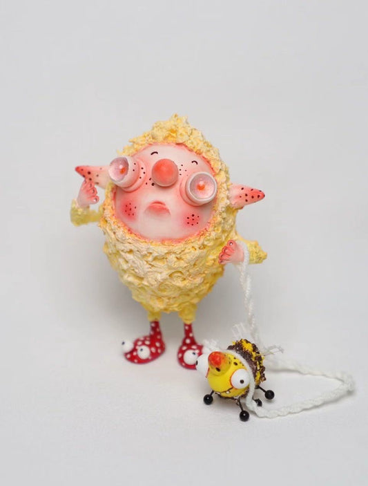 Handmade clay ornament