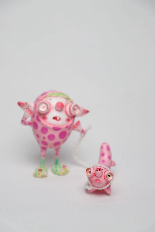 Handmade clay ornament