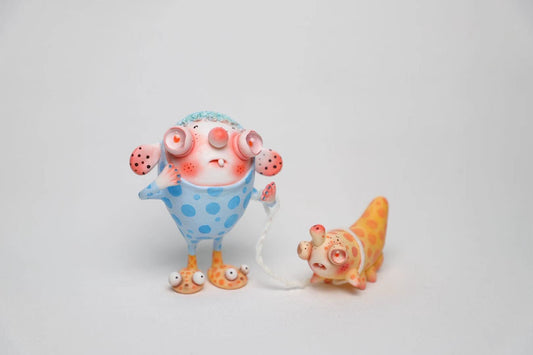 Handmade clay ornament